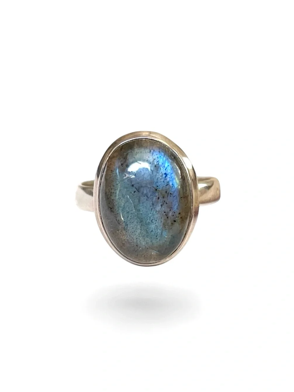 925 Sterling Silver Labradorite Ring! US:9